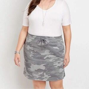 Maurices Camouflage‎ French Terry Skirt